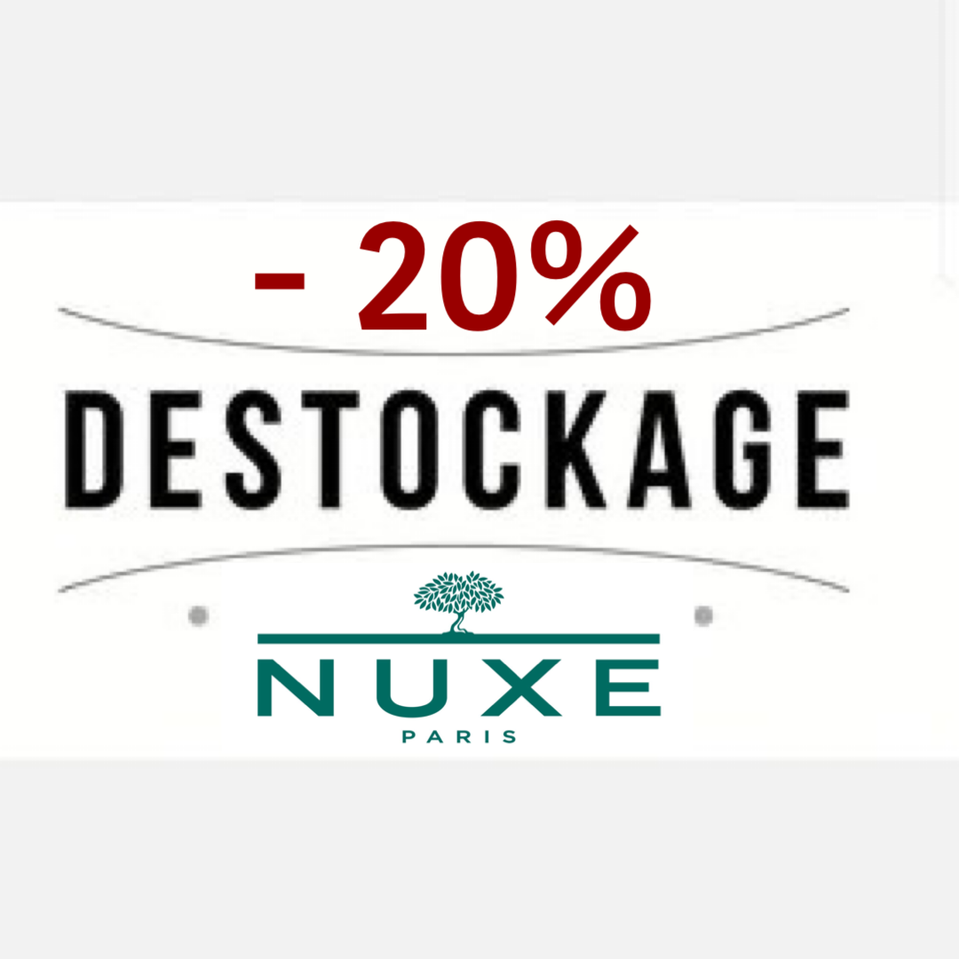 Read more about the article Destockage Nuxe -20% sur tout.